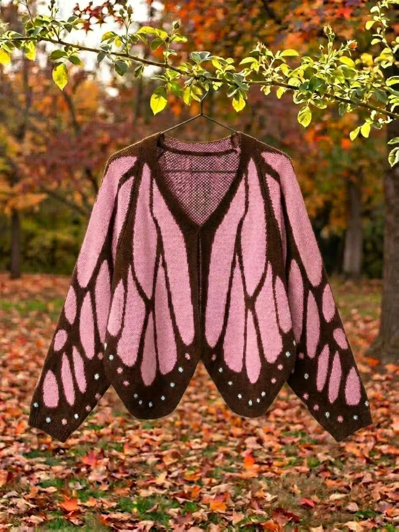 Butterfly Cape Cardigan