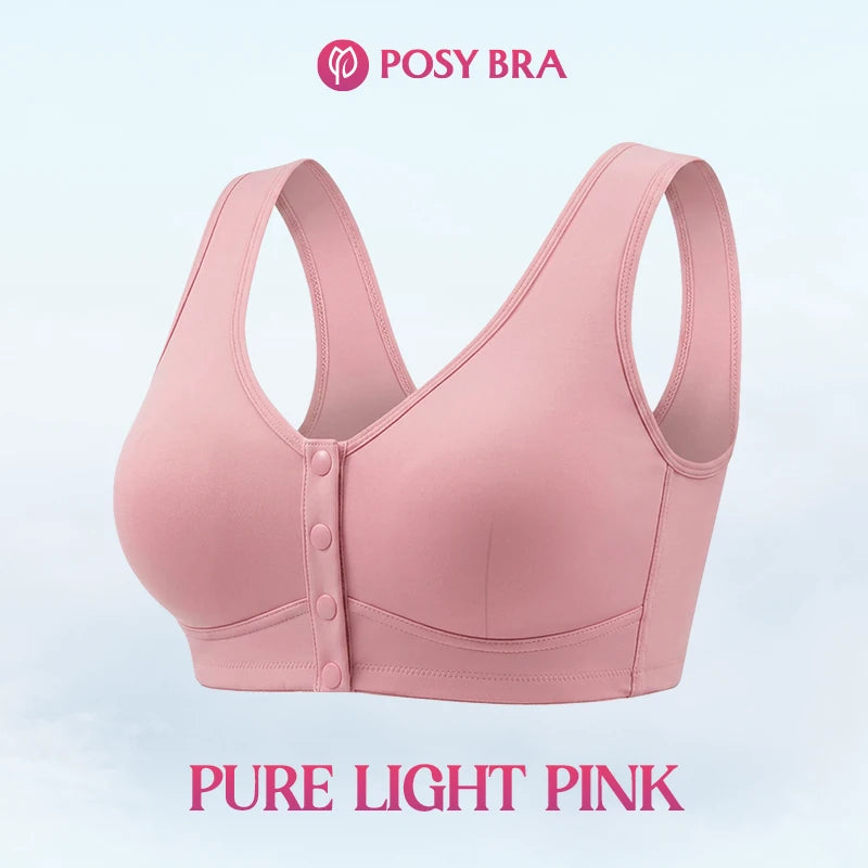 Posy Bra| Front Closure Breathable Cotton Lifting Bra for Seniors