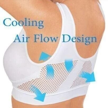 Women's non-padded cotton bra, breathable.
