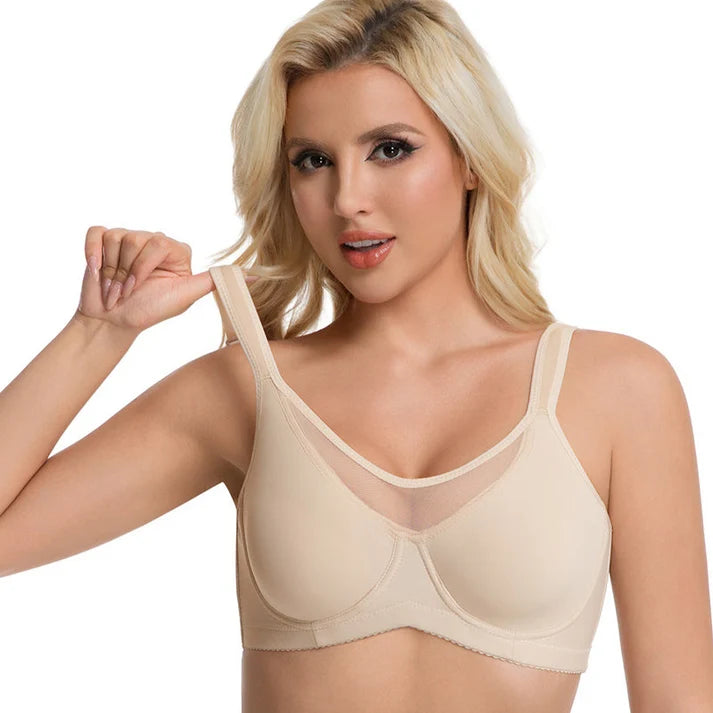 Women's Elegant Sheer Full Coverage Bra