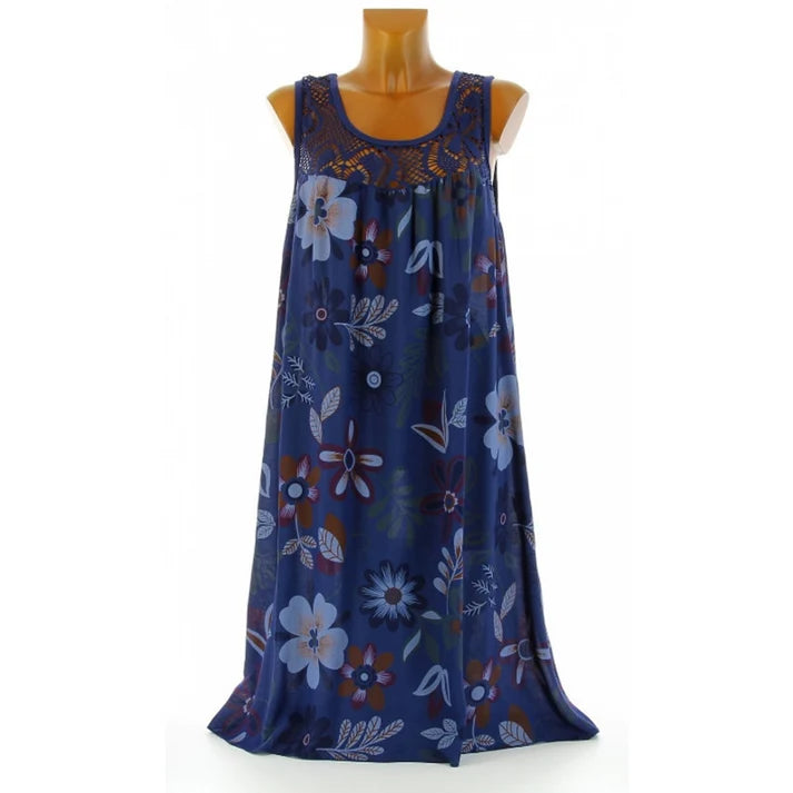 Women's Elegant Sleeveless Floral Dress