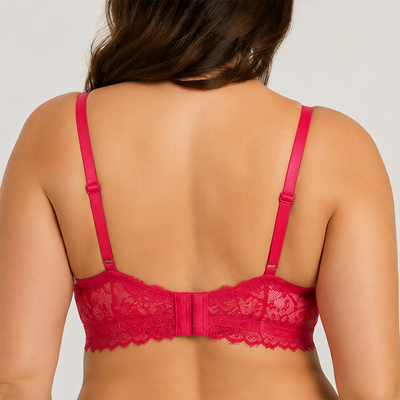 Ultra-Light Lace Underwire Push-Up Bra
