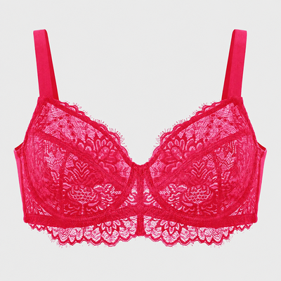 Ultra-Light Lace Underwire Push-Up Bra