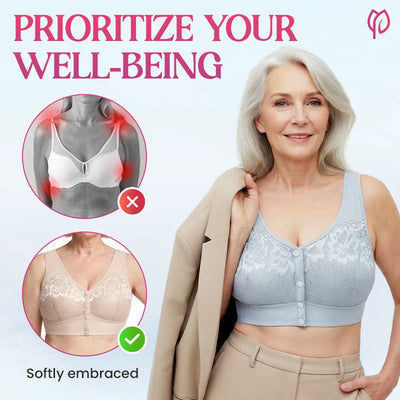 Posy Bra| Front Closure Breathable Cotton Lifting Bra for Seniors