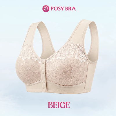 Posy Bra| Front Closure Breathable Cotton Lifting Bra for Seniors