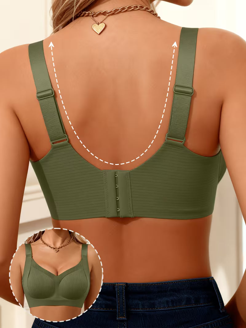 Women'S Wide-strap Push-up Bra