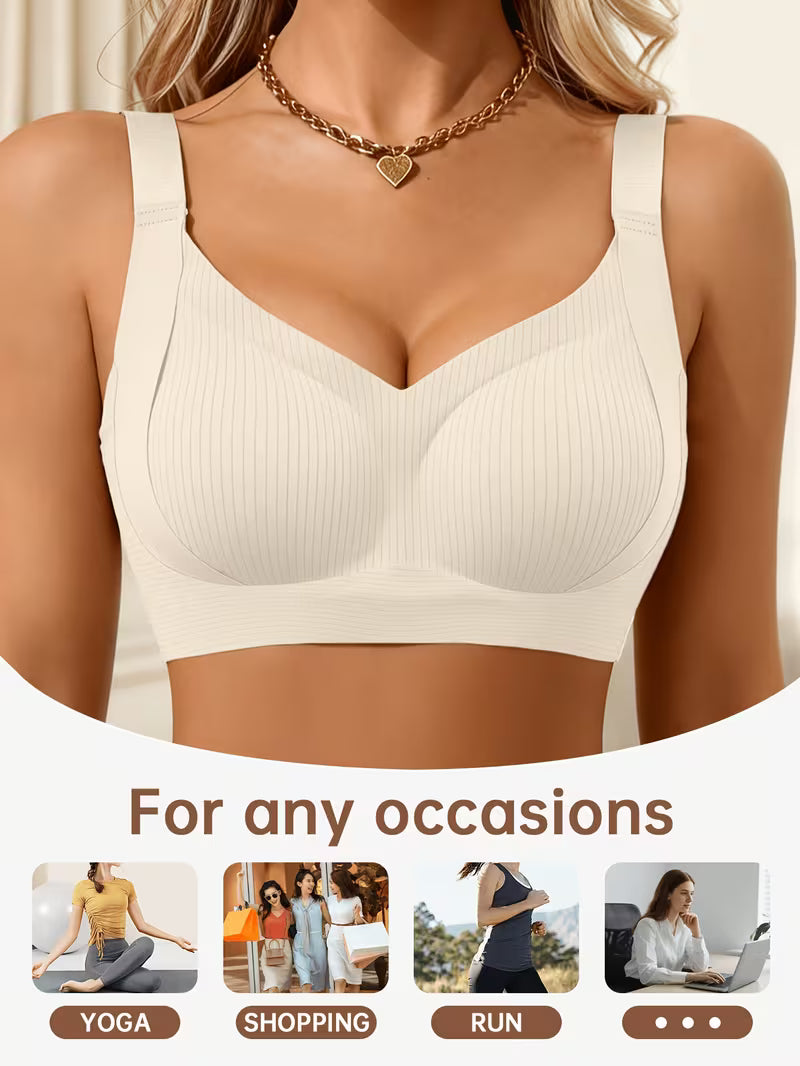 Women'S Wide-strap Push-up Bra