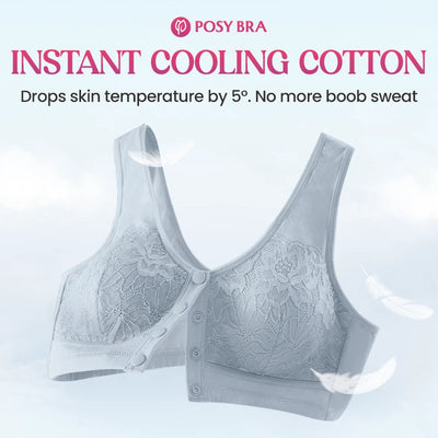 Posy Bra| Front Closure Breathable Cotton Lifting Bra for Seniors