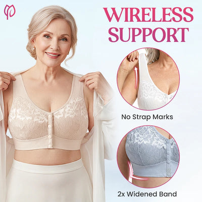 Posy Bra| Front Closure Breathable Cotton Lifting Bra for Seniors
