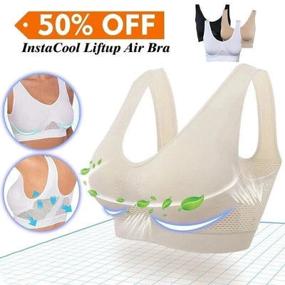 Women's non-padded cotton bra, breathable.