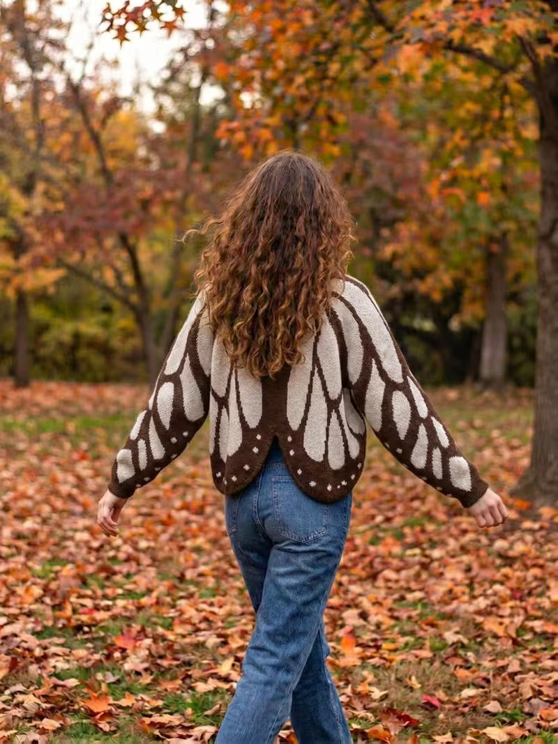 Butterfly Cape Cardigan