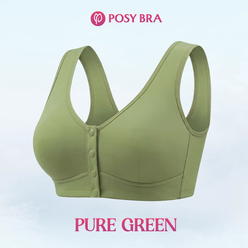 Posy Bra| Front Closure Breathable Cotton Lifting Bra for Seniors
