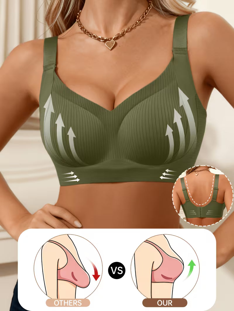 Women'S Wide-strap Push-up Bra