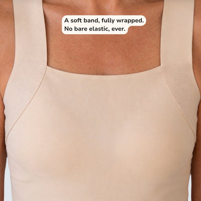 Built-In Bra Tank | Support in the front. Nothing wraps around your back.