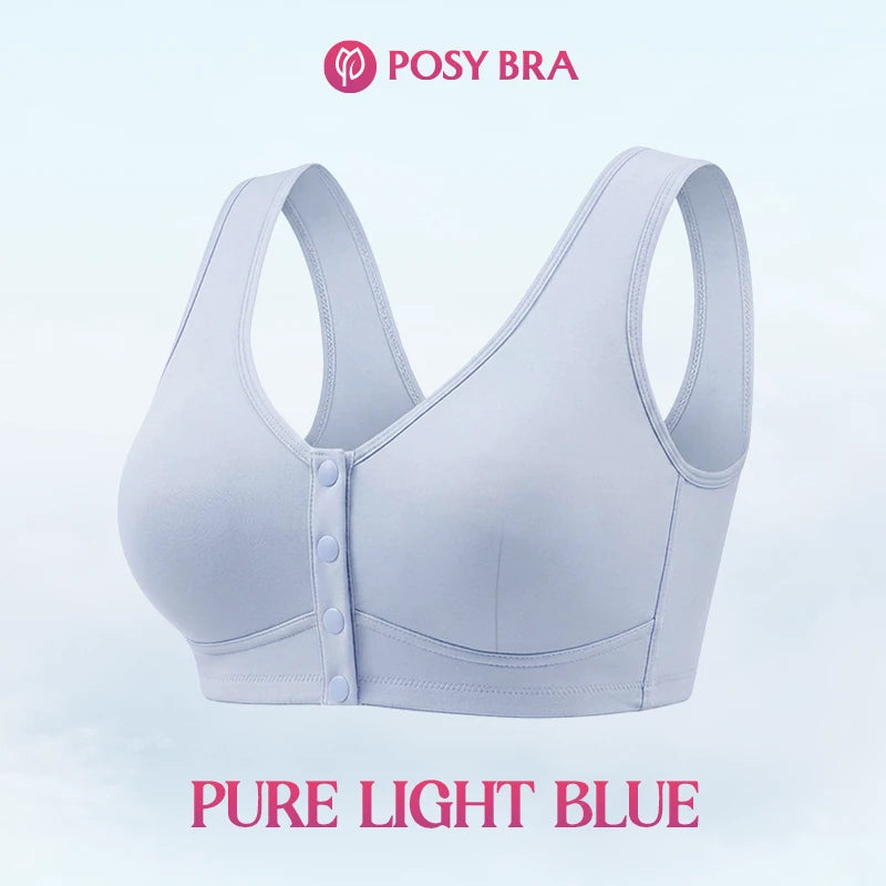 Posy Bra| Front Closure Breathable Cotton Lifting Bra for Seniors