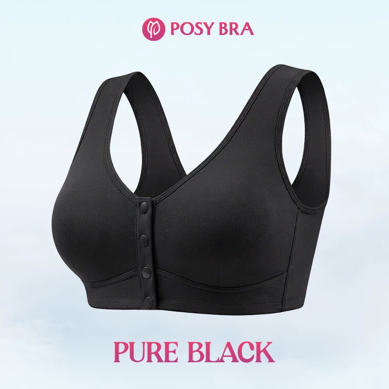 Posy Bra| Front Closure Breathable Cotton Lifting Bra for Seniors