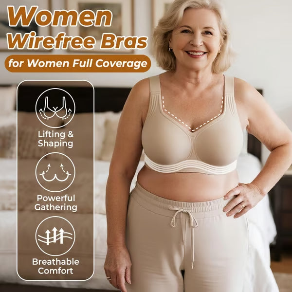 Women Wirefree Bras, No more sagging breasts