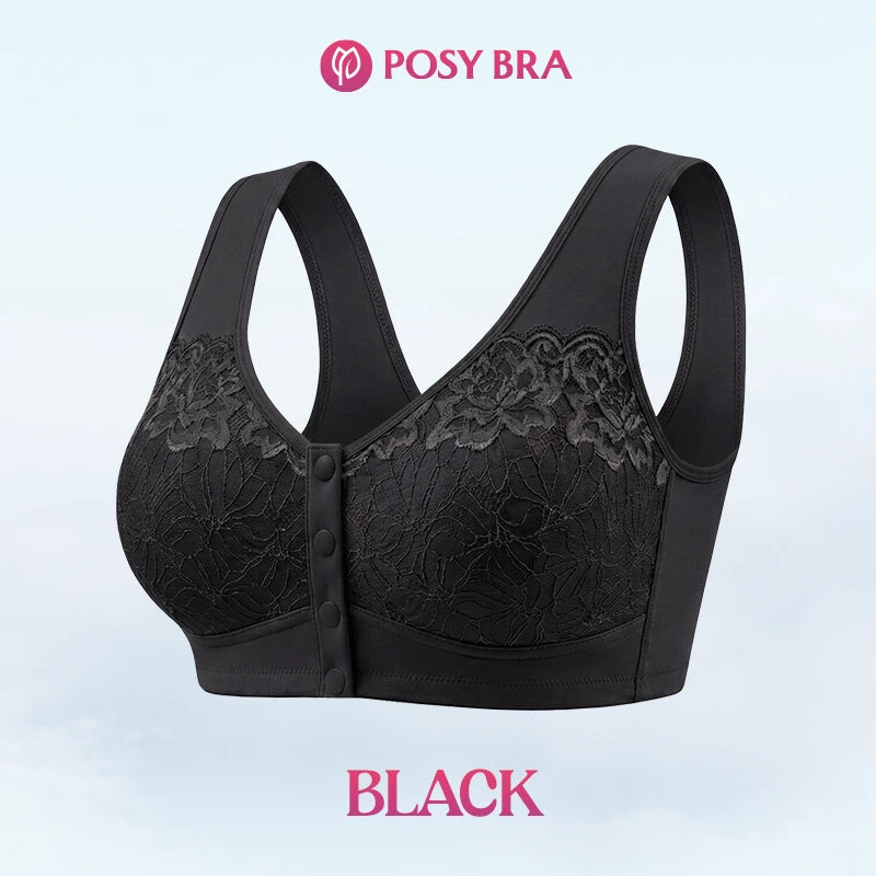 Posy Bra| Front Closure Breathable Cotton Lifting Bra for Seniors
