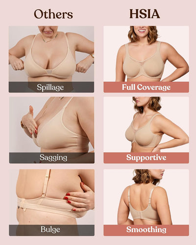 Women's Elegant Sheer Full Coverage Bra