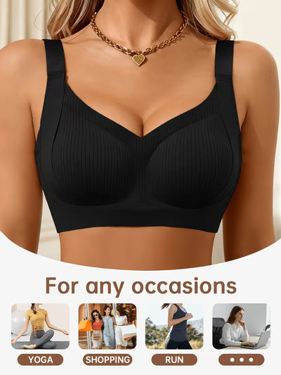 Women'S Wide-strap Push-up Bra