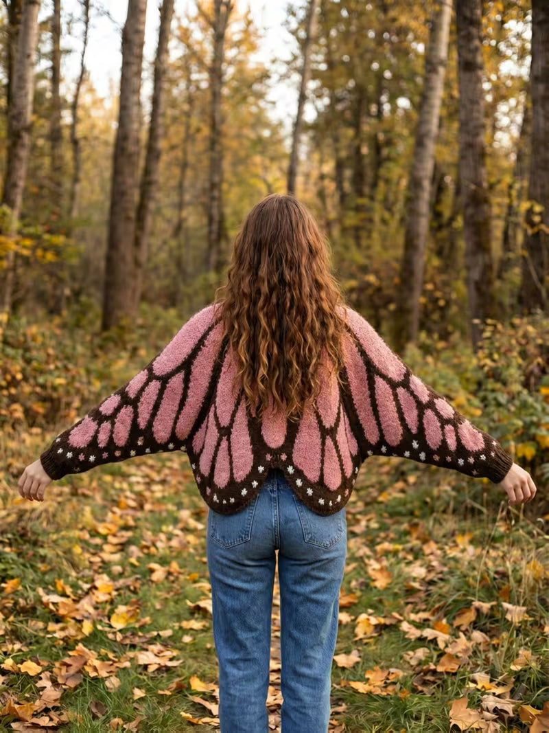 Butterfly Cape Cardigan