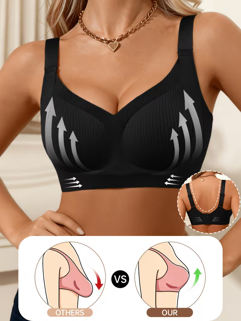 Women'S Wide-strap Push-up Bra