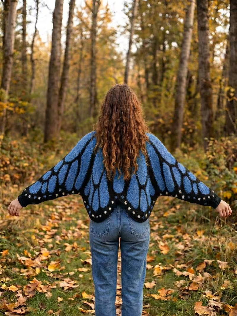 Butterfly Cape Cardigan