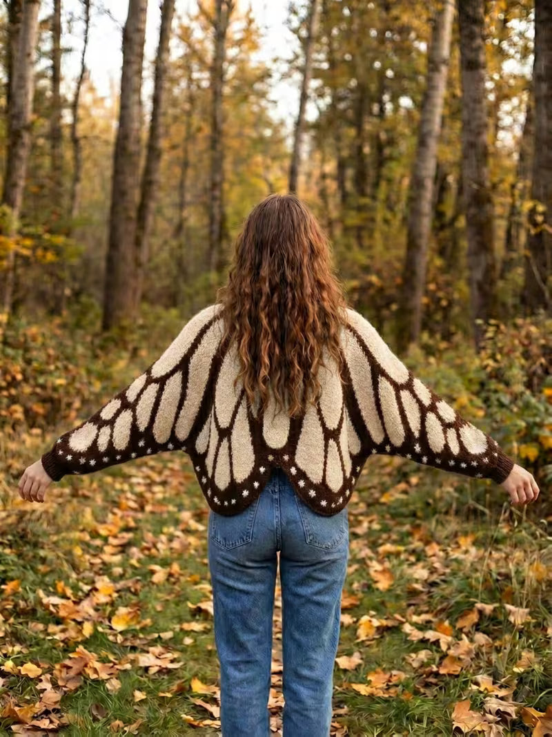 Butterfly Cape Cardigan