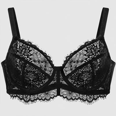 Ultra-Light Lace Underwire Push-Up Bra