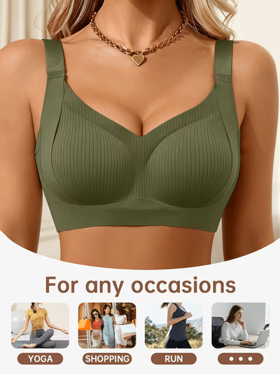 Women'S Wide-strap Push-up Bra