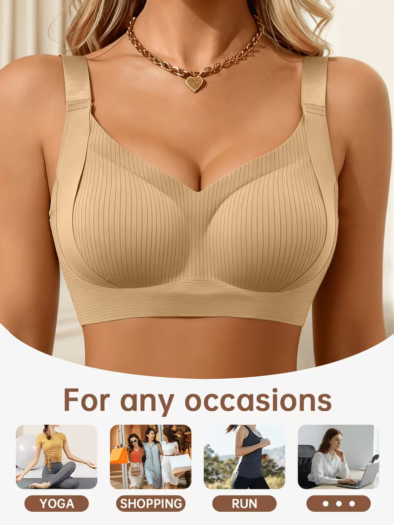 Women'S Wide-strap Push-up Bra