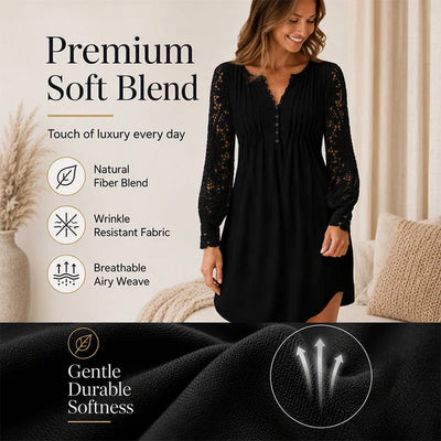 Women's Lace Long Sleeve Dress