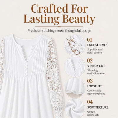 Women's Lace Long Sleeve Dress